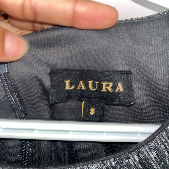 Laura Sparkly Silver Sequin Dress - Picture 5 of 5